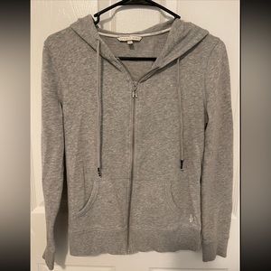 Victoria Secret Light Gray Zip Up Jacket